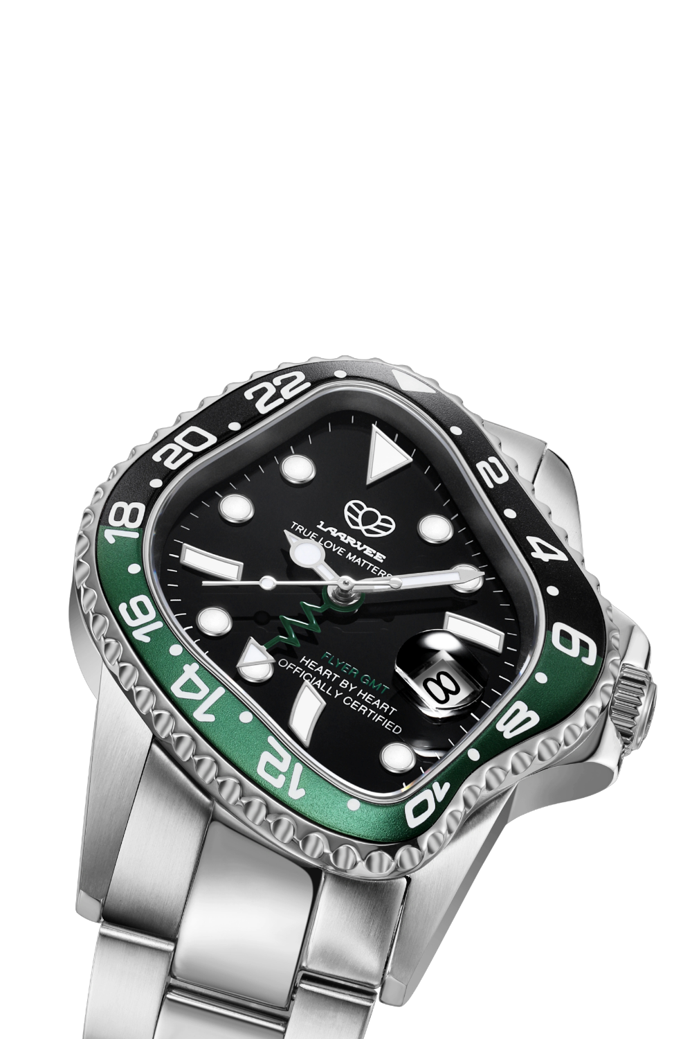 תמונת תקריב של שעון יד PEA001