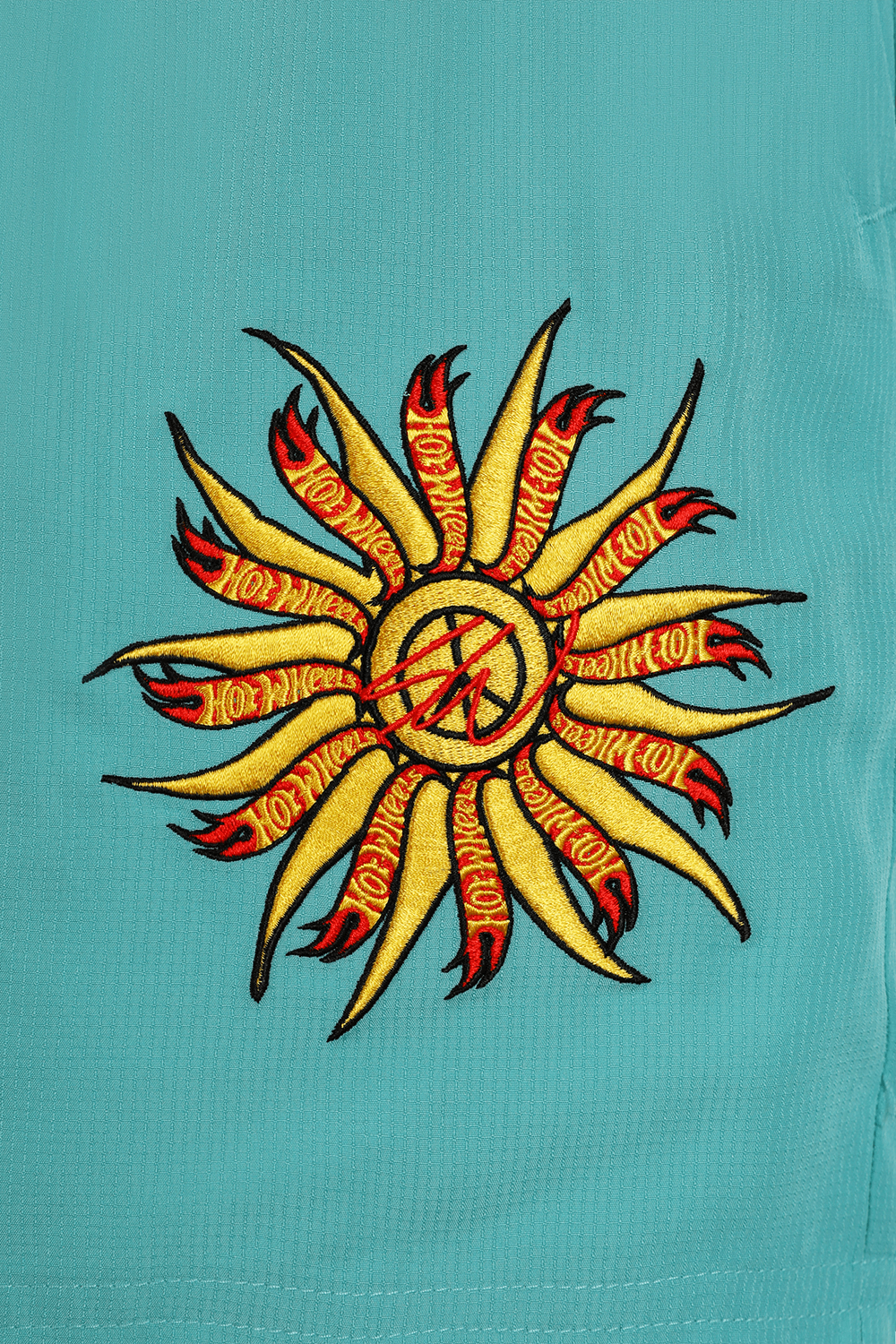 תמונה אחורית של אדידס X שון ווטרספון והוט הילס מכנסי אימון קצרים עם לוגו רקום