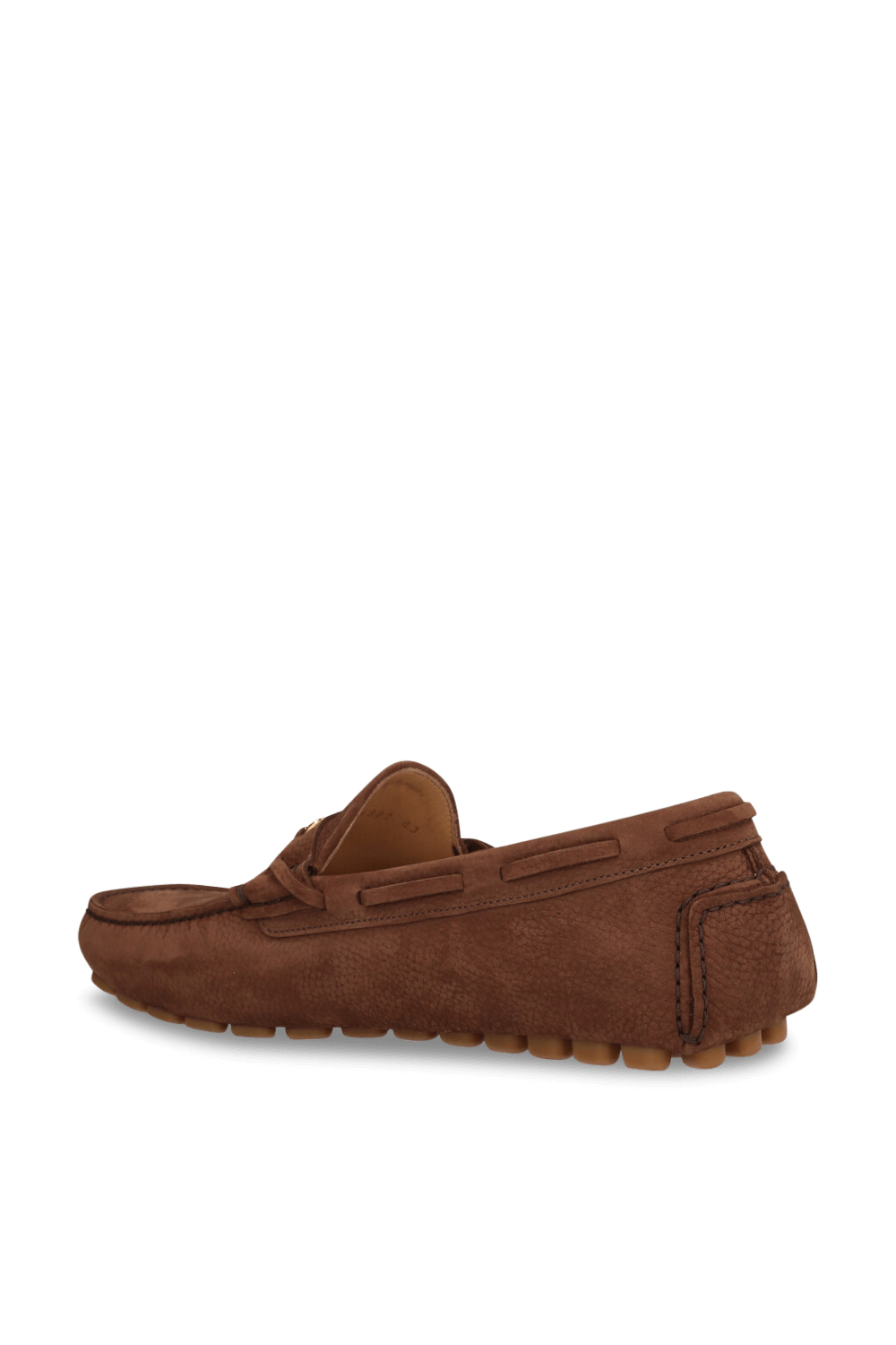 תמונה אחורית של נעלי מוקסינים