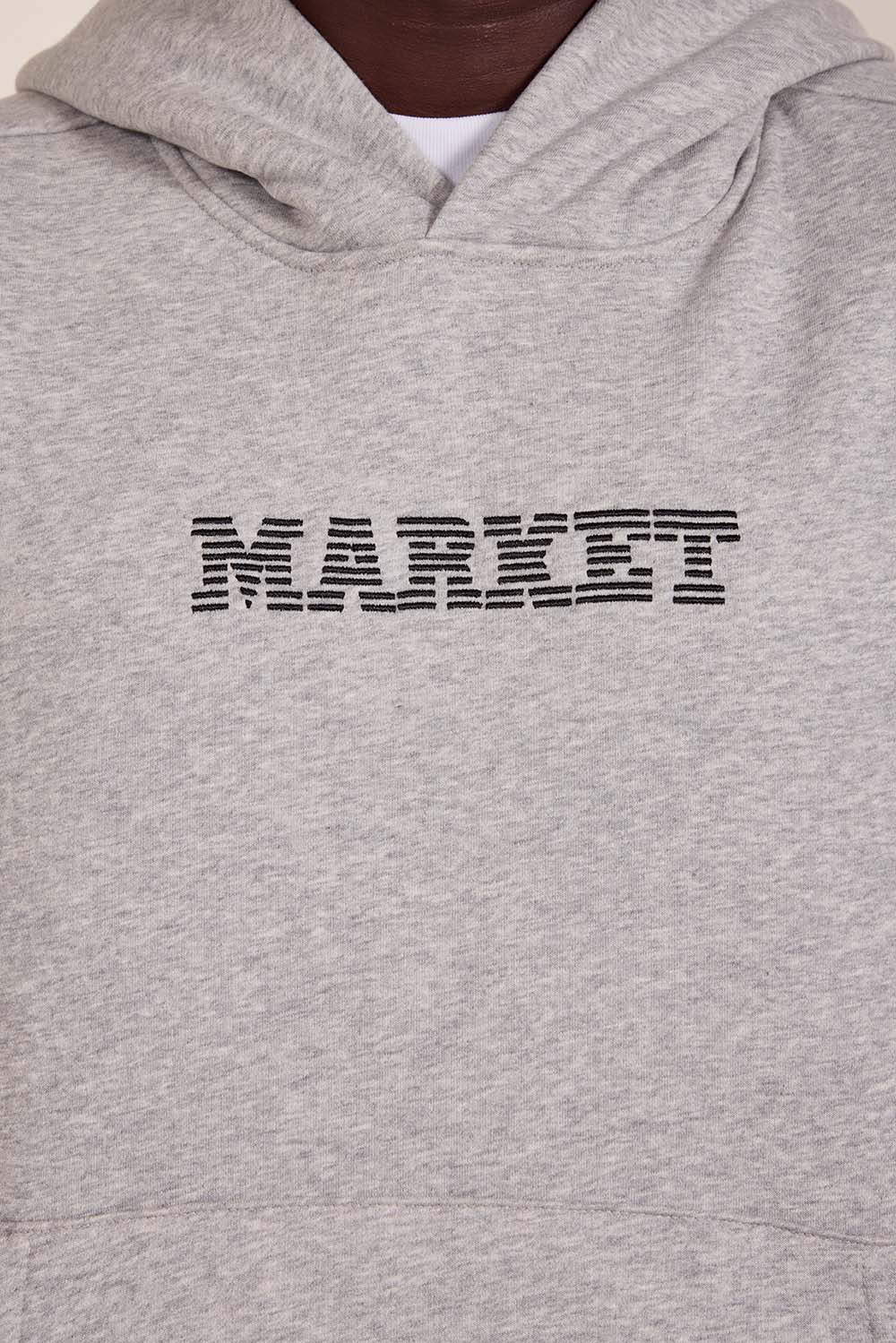 תמונת דוגמן אחורית של סווטשירט קפוצ'ון