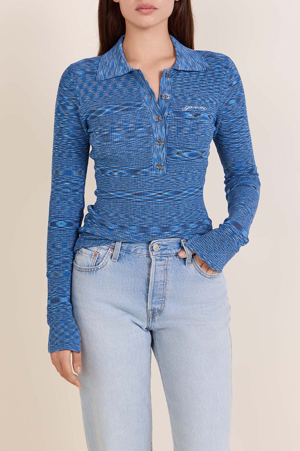 תמונת דוגמן קידמית של סריג פולו