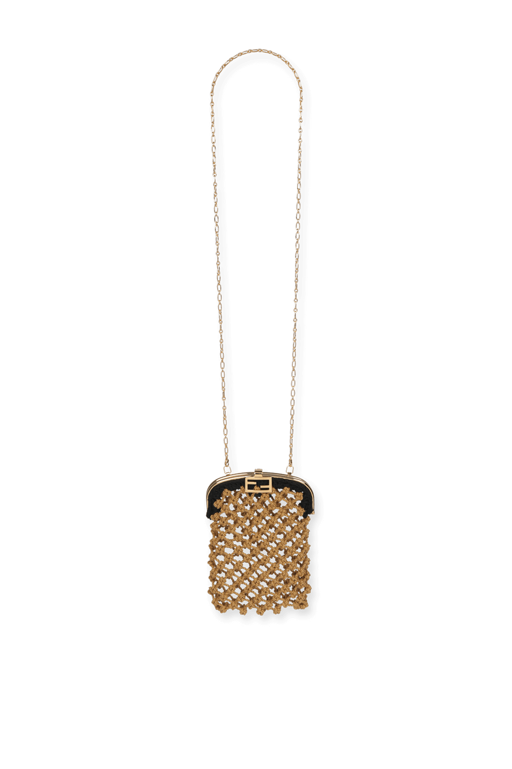 Baguette Phone Bag in Natural FENDI