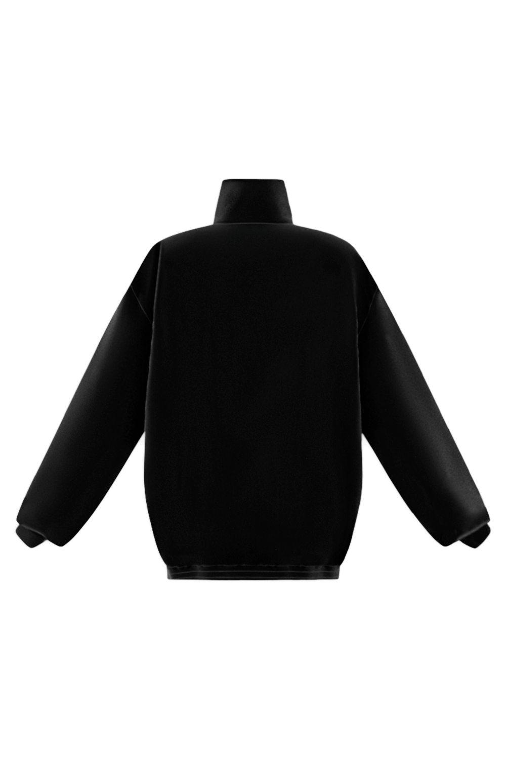 תמונה אחורית של ז'קט אוברסייז