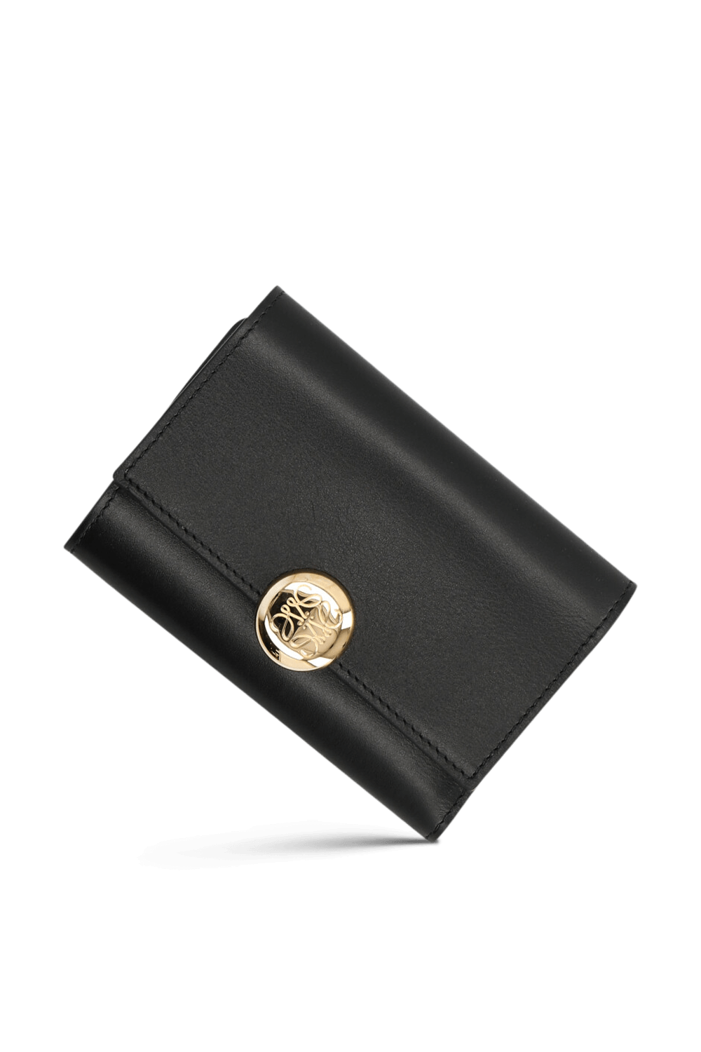 תמונת תקריב של ארנק עור סמול