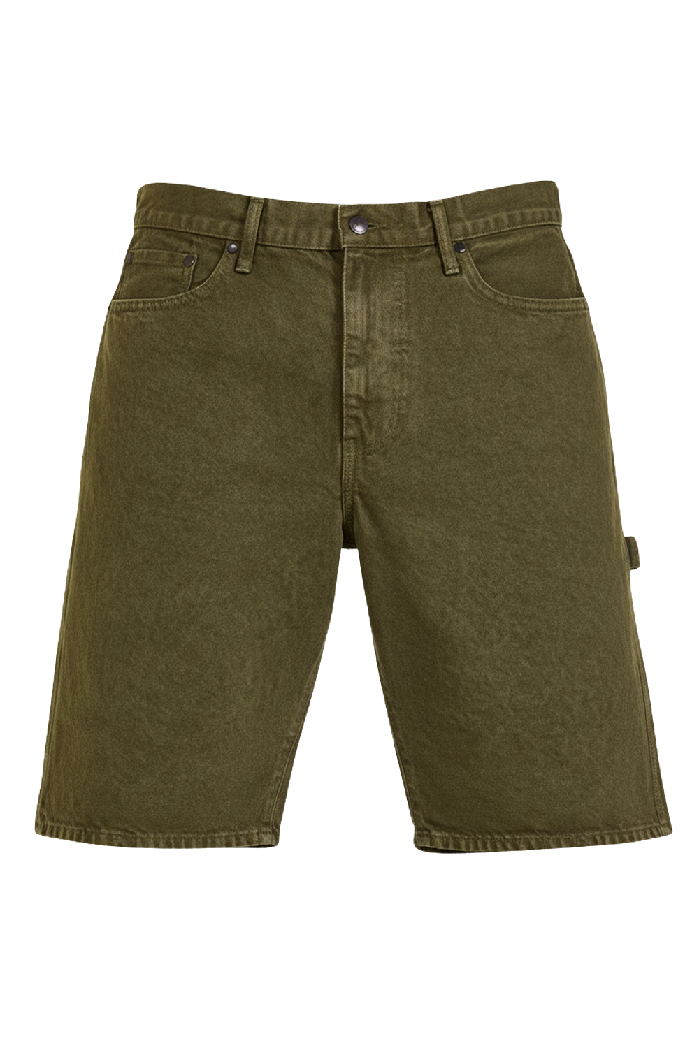 תמונה קידמית של מכנסי ג'ינס קצרים