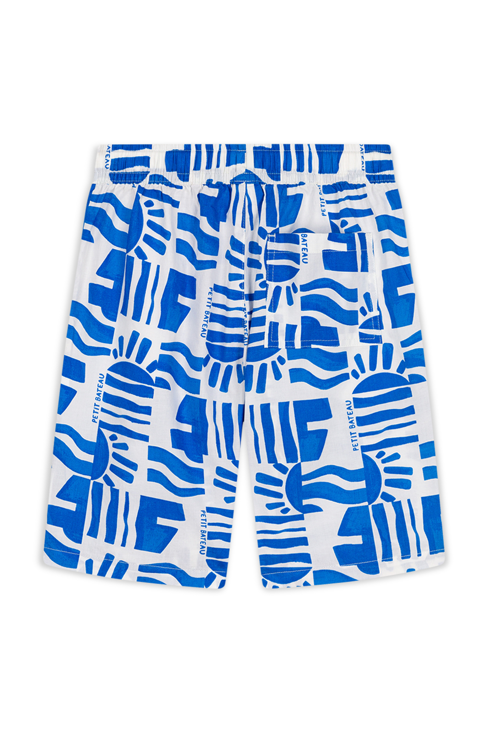 תמונה אחורית של מכנסי ברמודה - גילאי 3-5 שנים