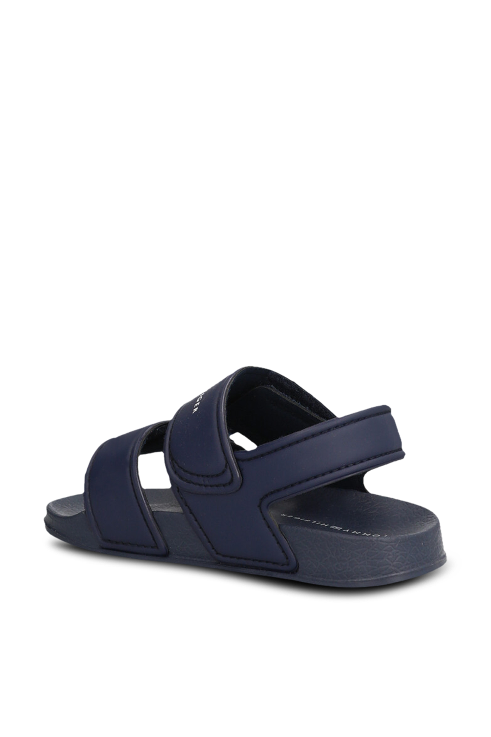 תמונה אחורית של סנדלי גומי