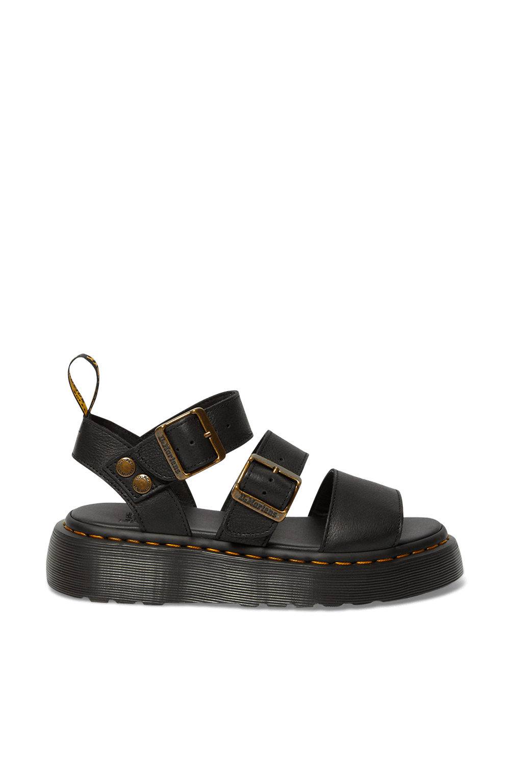 תמונה קידמית של סנדלי פלטפורמה גריפון