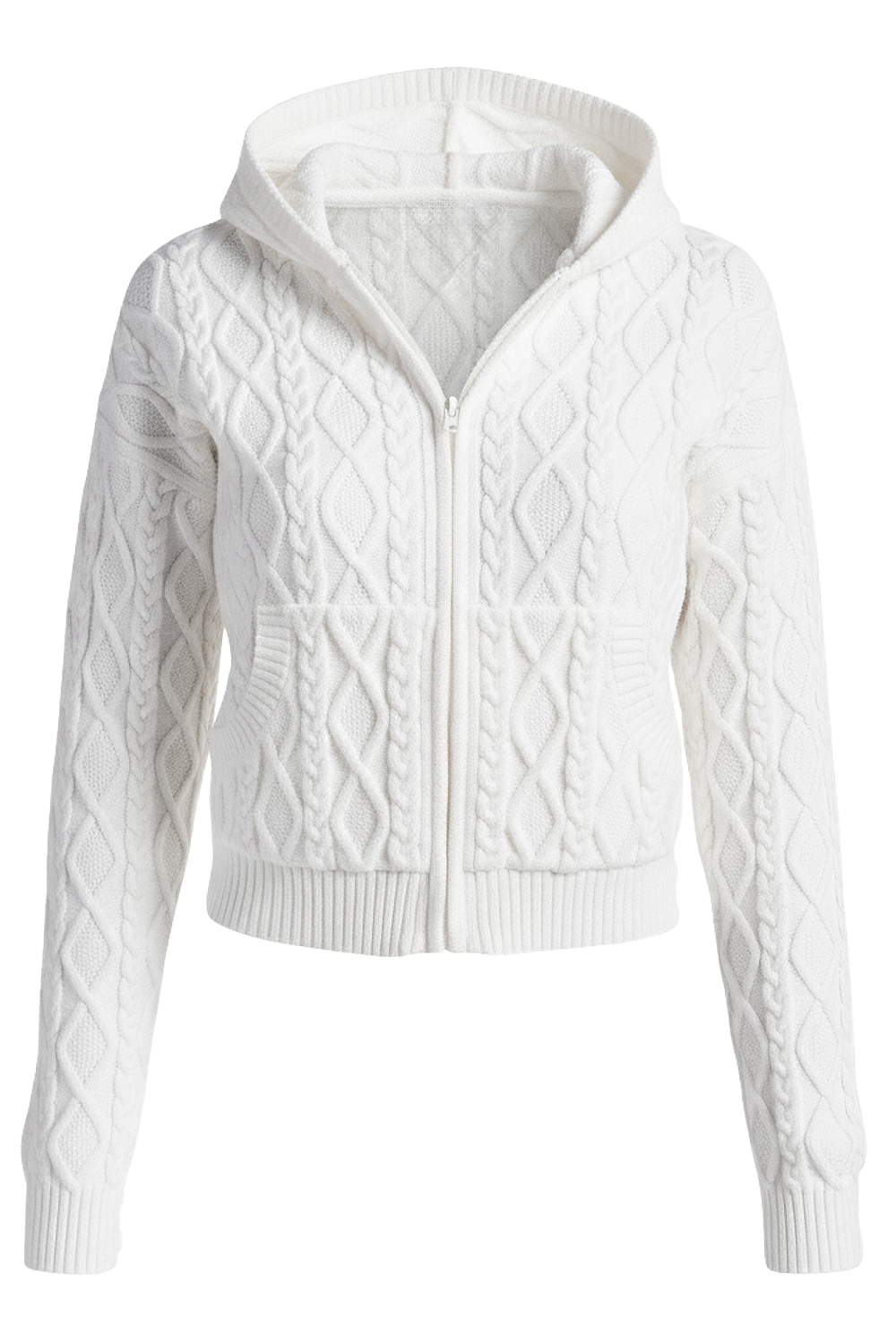 תמונה קידמית של CABLEKNIT STRAIGHT LEG PANT