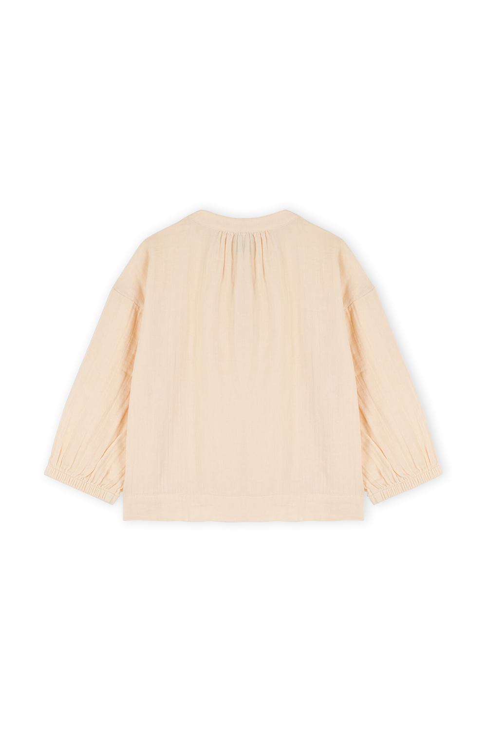 תמונה אחורית של חולצת בלוזון עם כפתורים - גילאי 6-12