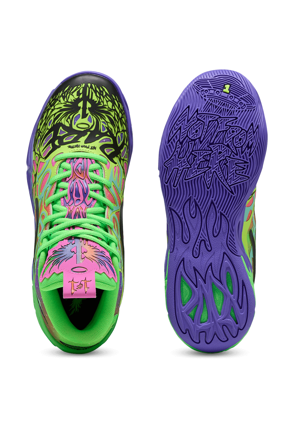 תמונת פנים של פומה X מלו נעלי כדורסל MB.04