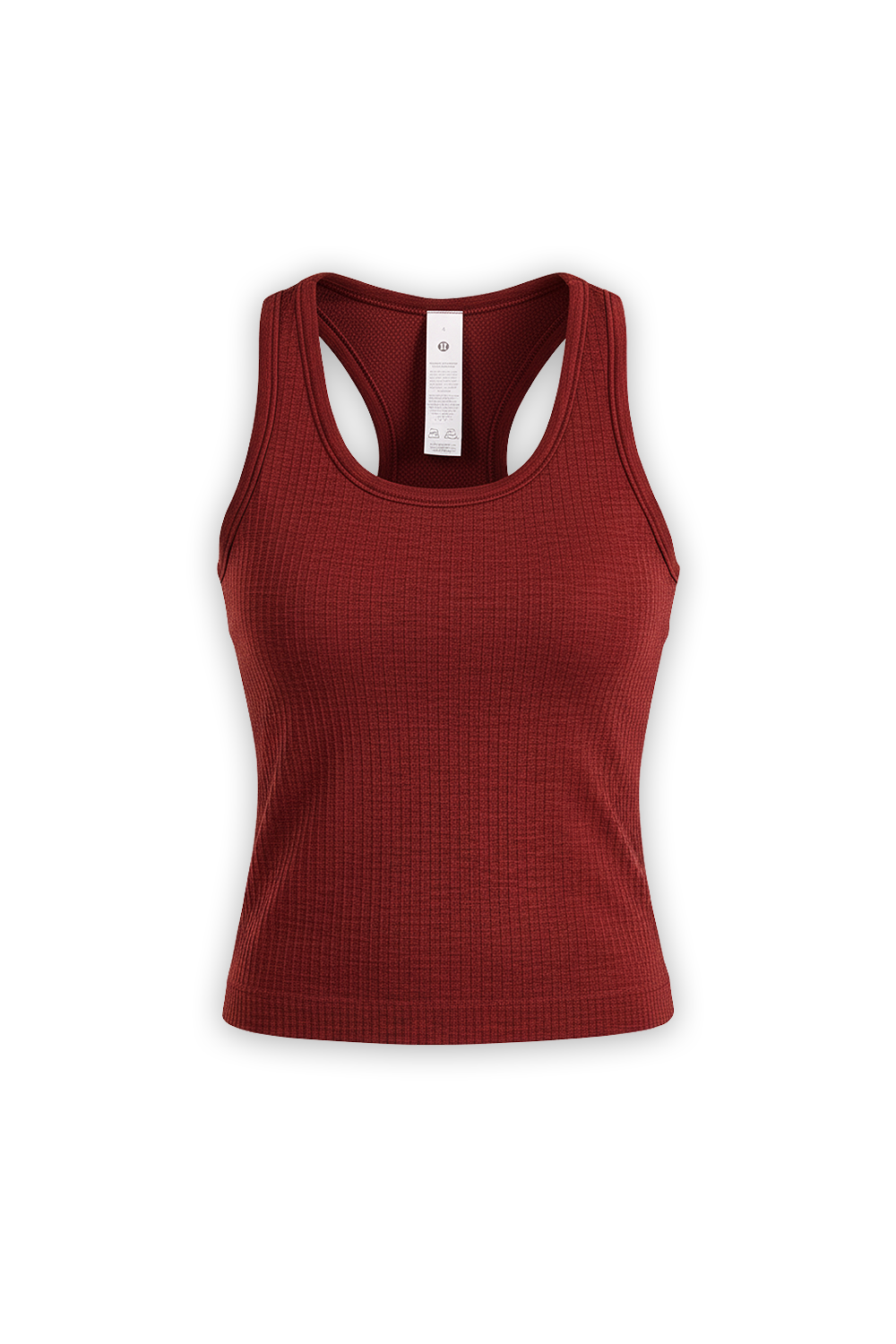 תמונה קידמית של Ebb to Street Cropped Racerback Tank