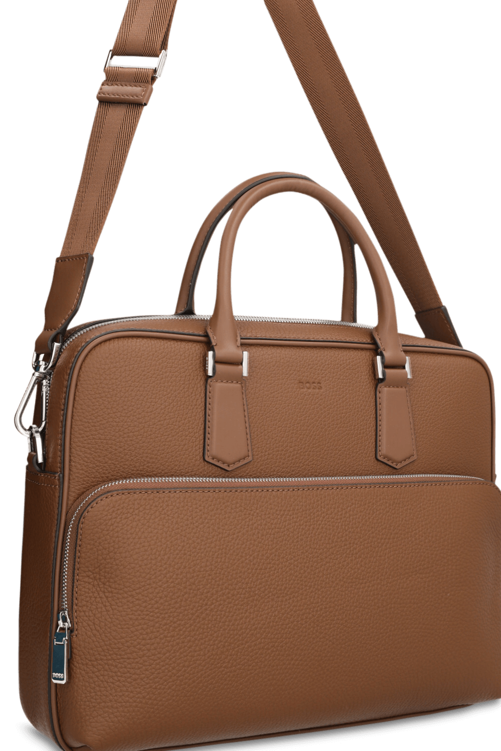 תמונת תקריב של תיק לפטופ