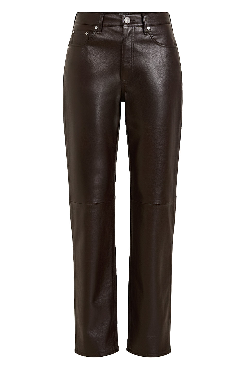 תמונה קידמית של מכנסי עור