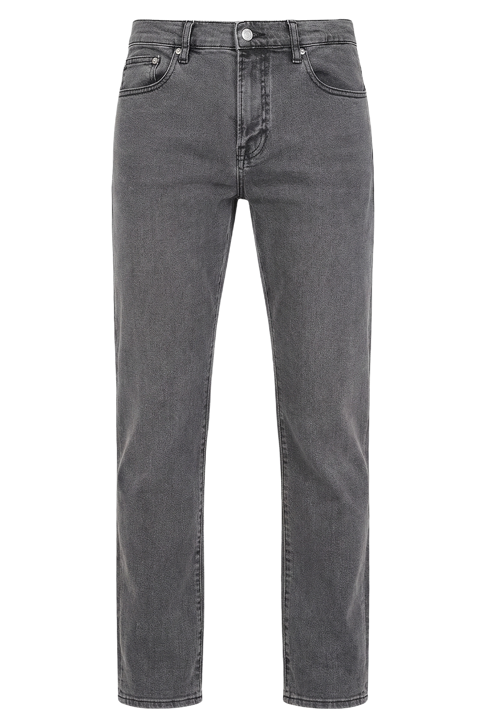 תמונה קידמית של מכנסי ג'ינס בגזרת סלים