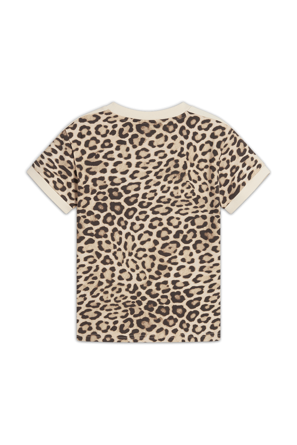 תמונה אחורית של חולצת טי מנומרת