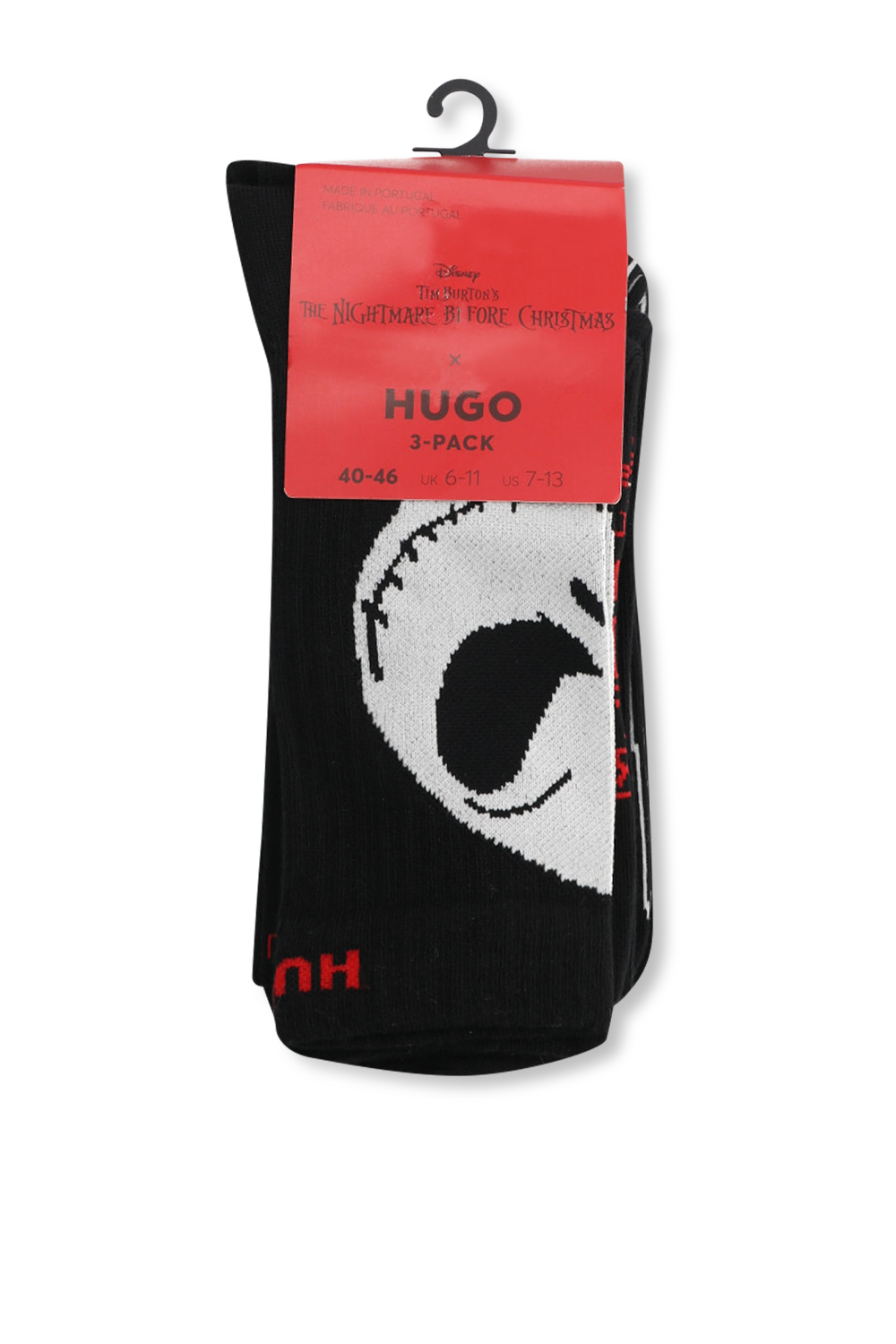 תמונה קידמית של הסיוט שלפני חג המולד מארז שלושה זוגות גרביים  X הוגו