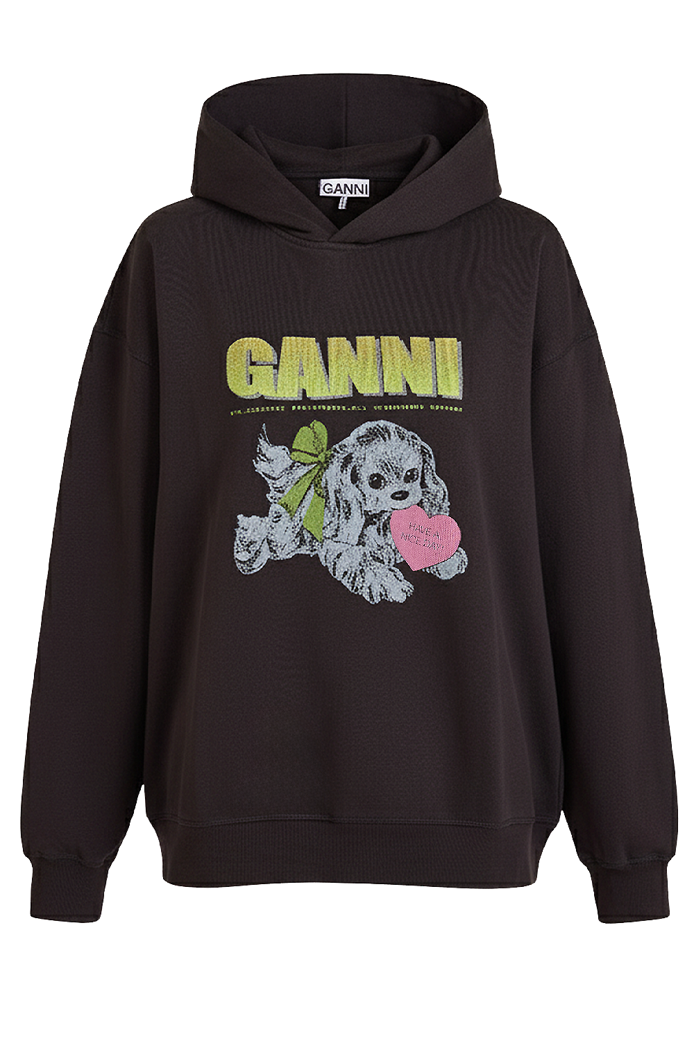 תמונה קידמית של סווטשירט קפוצ'ון כותנה