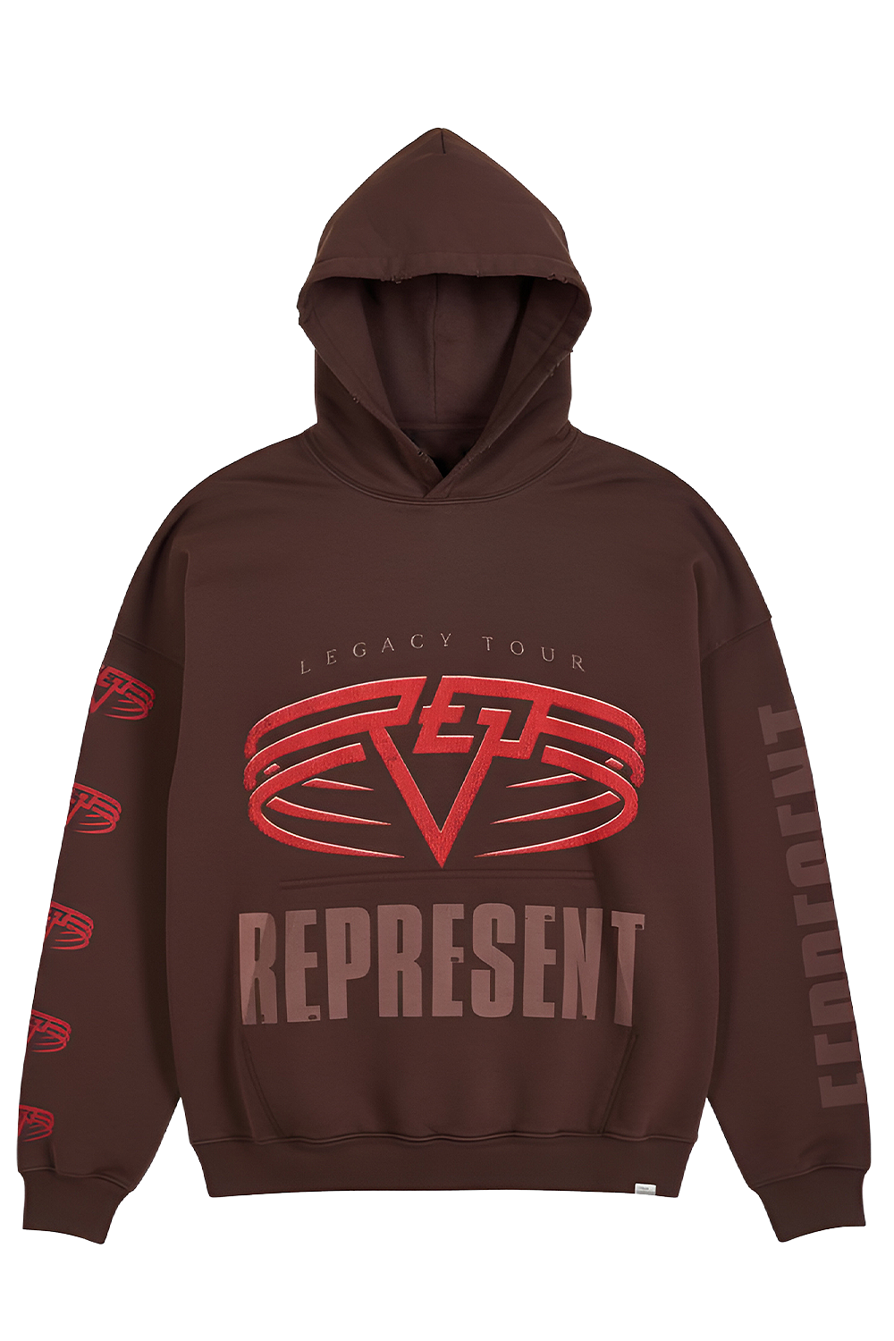 תמונה קידמית של סווטשירט קפוצ'ון דו צדדי