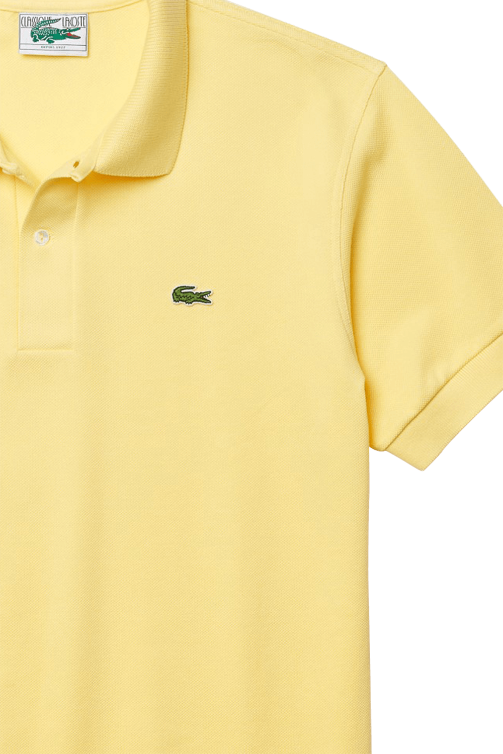 lemon lacoste polo shirt