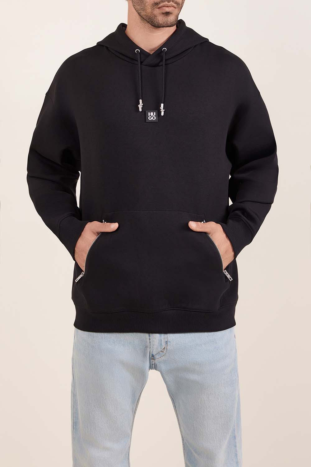 תמונת דוגמן קידמית של סווטשירט קפוצ'ון