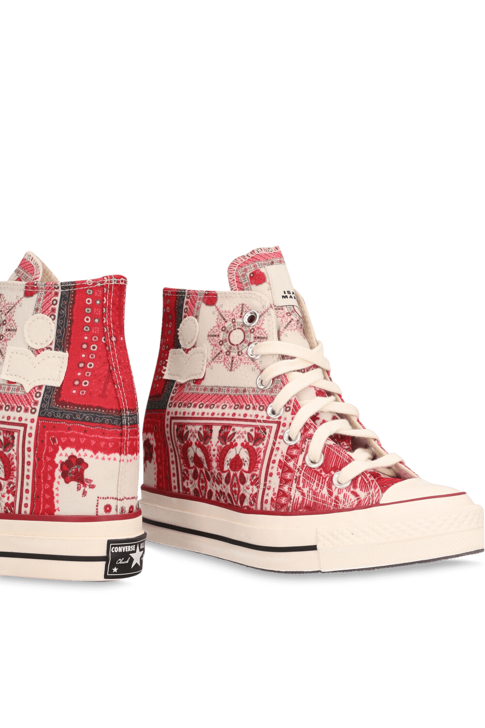 תמונת תקריב של קונברס X איזבל מארה נעלי סניקרס צ'אק 70