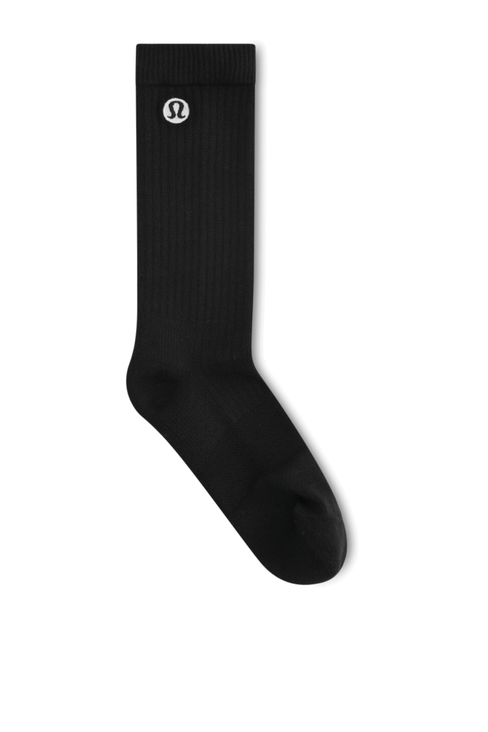 תמונה אחורית של Daily Stride Ribbed Crew Sock