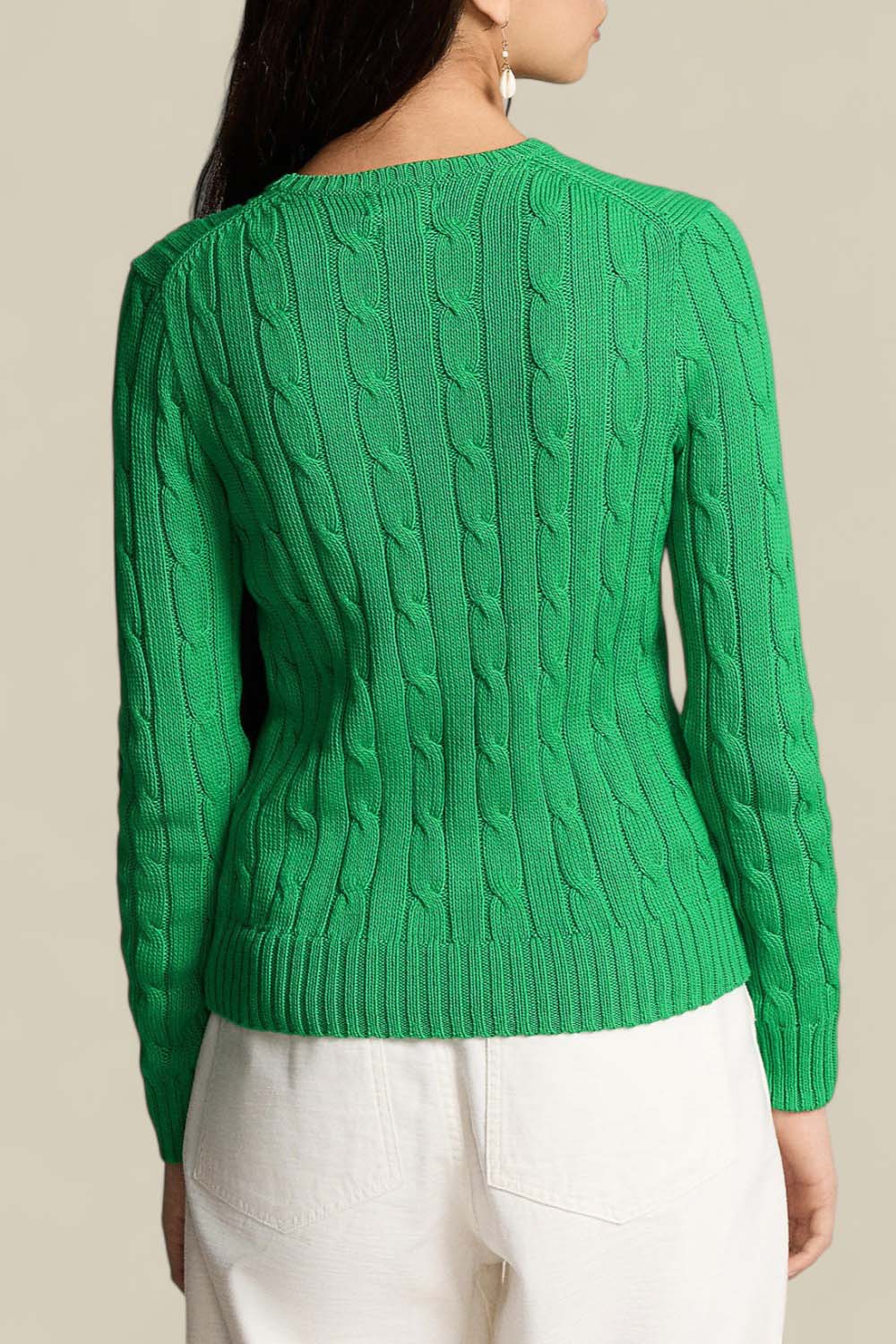 תמונת דוגמן אחורית של סריג מכותנה