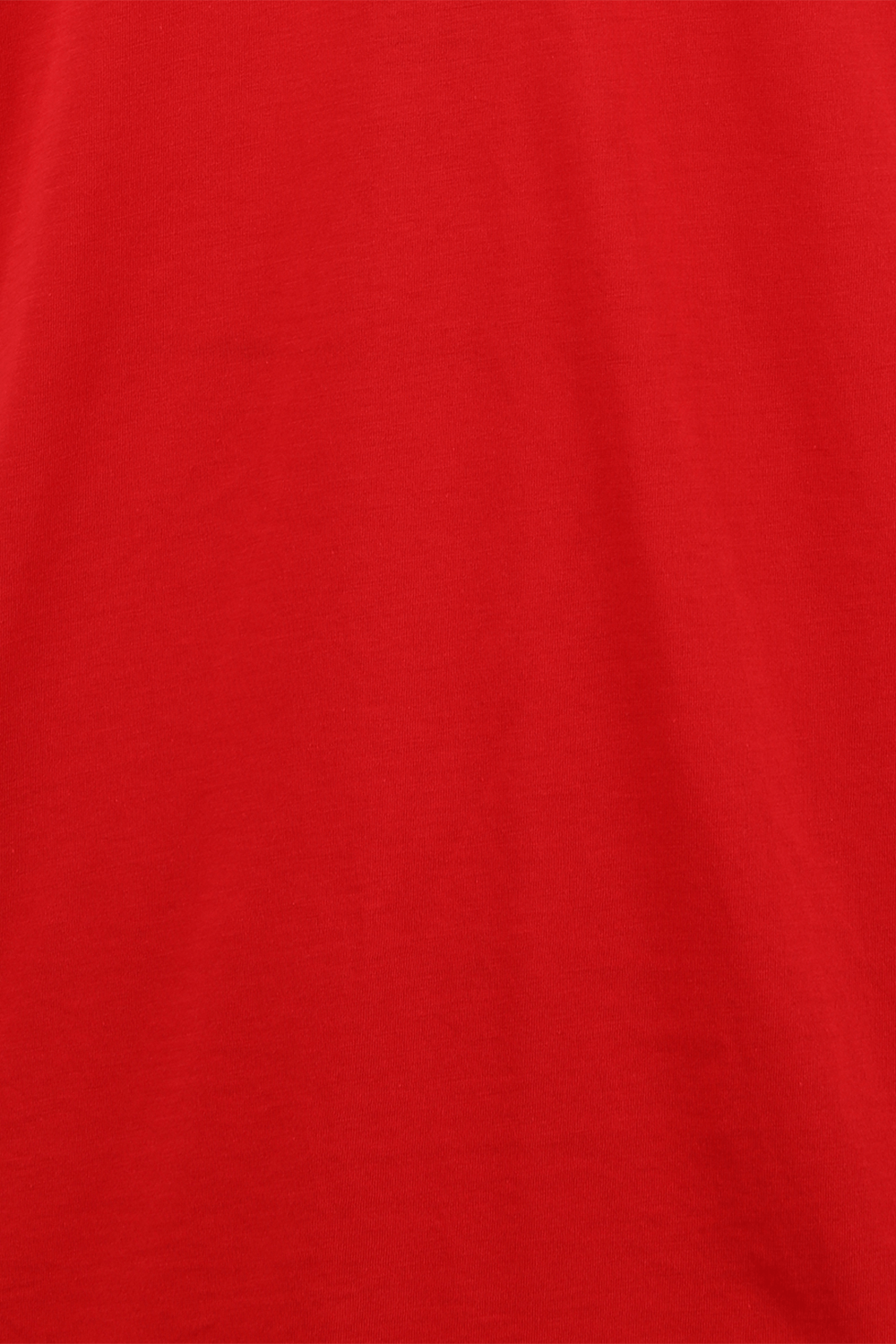 תמונה אחורית של V neck tee in Red