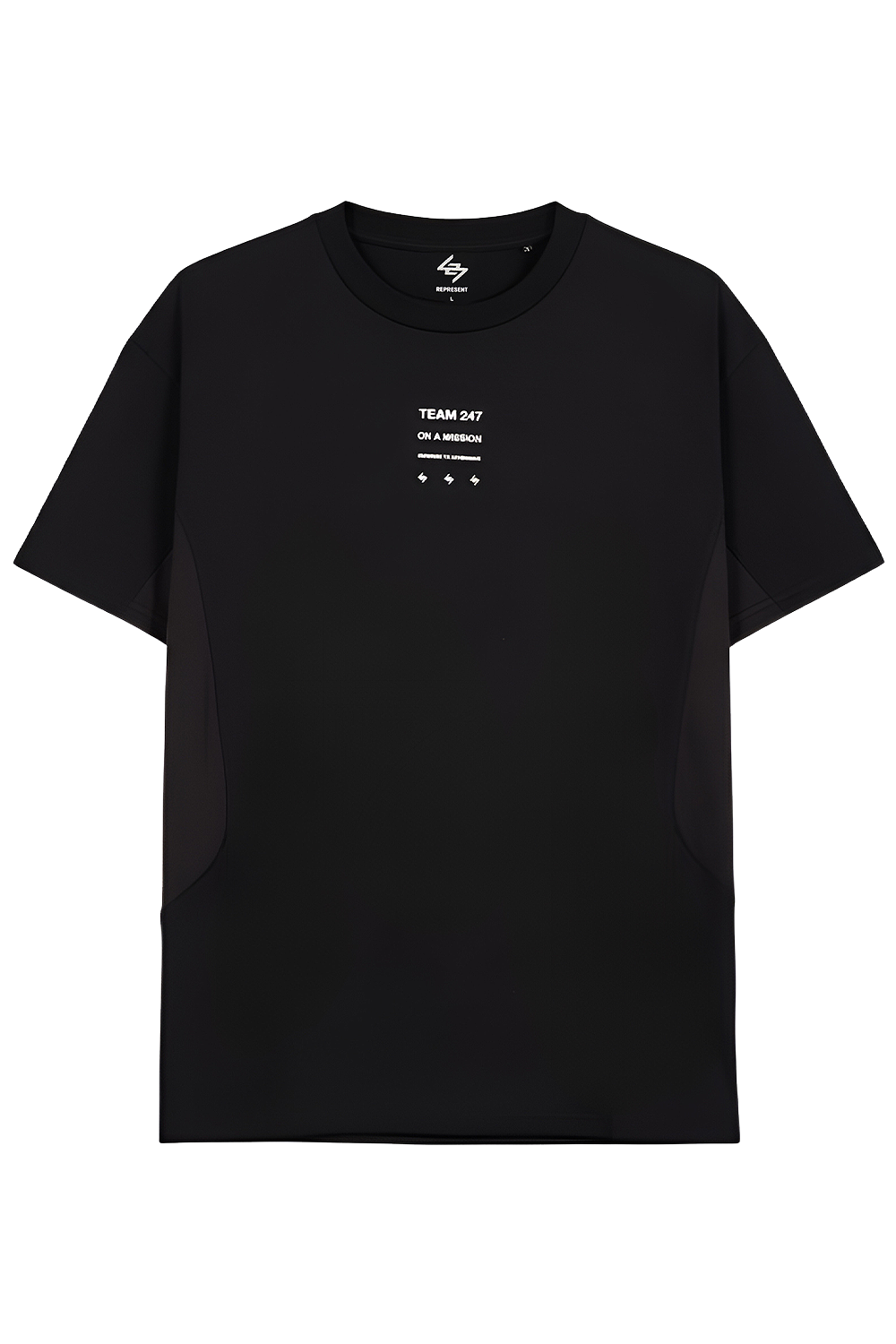 תמונה קידמית של חולצת טי אוברסייז לאימון 247