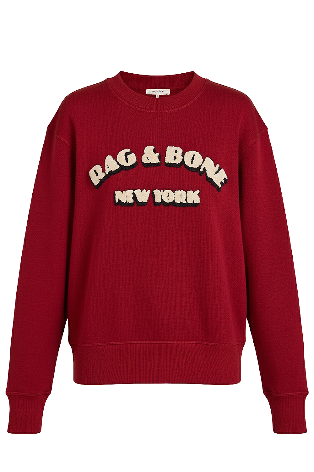 תמונה קידמית של סווטשירט אוברסייז