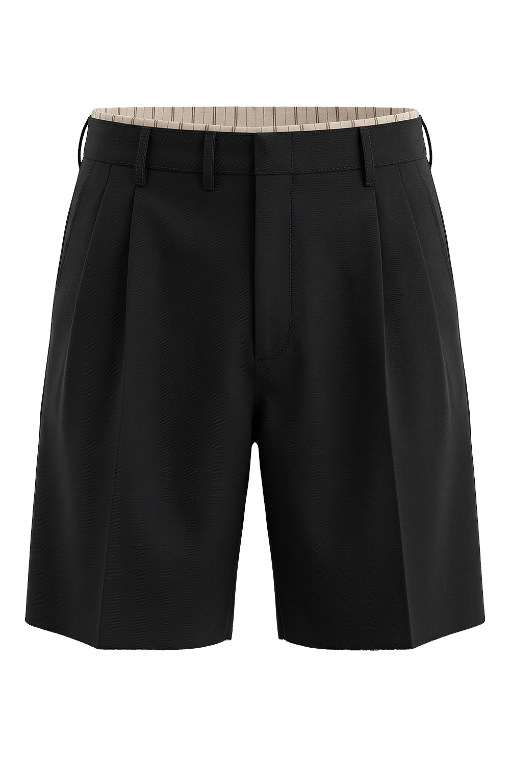 תמונה קידמית של מכנסיים קצרים מחוייטים