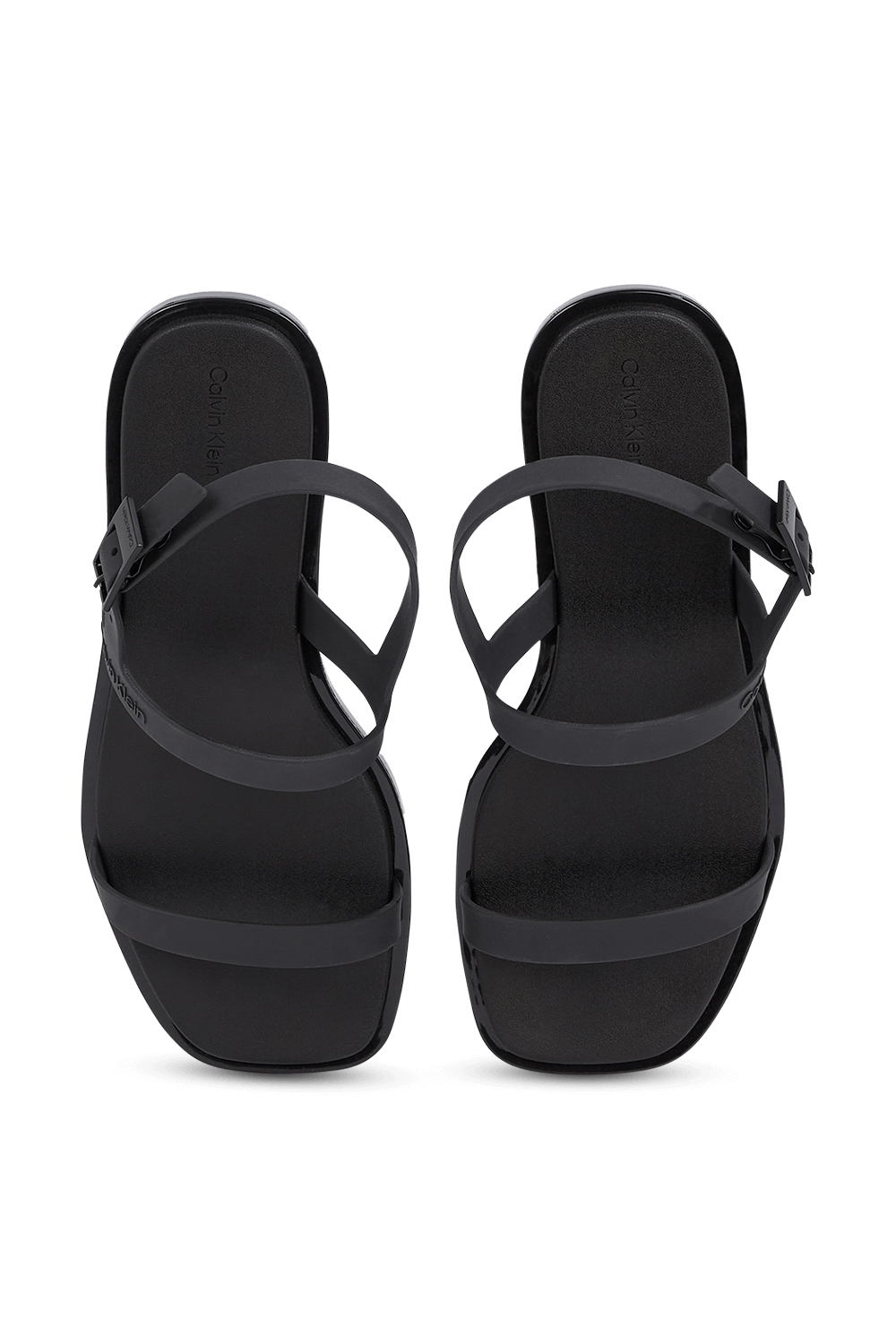 תמונת פנים של סנדלי גומי סלינג בק