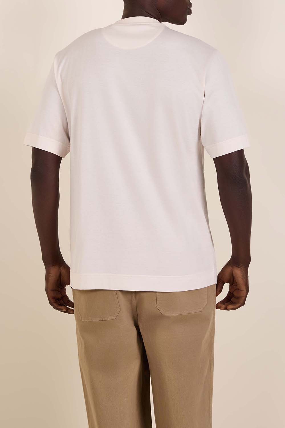 תמונת דוגמן אחורית של חולצת טי