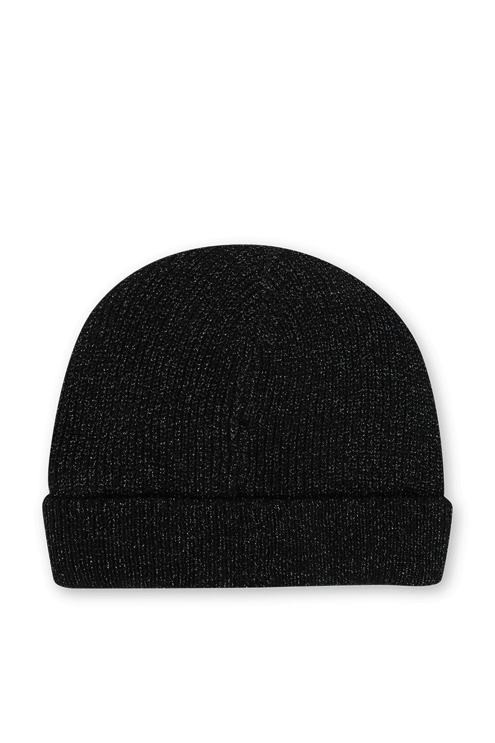 black monochrome beanie