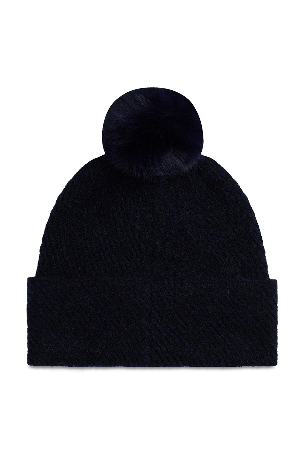 תמונה אחורית של כובע פונפון