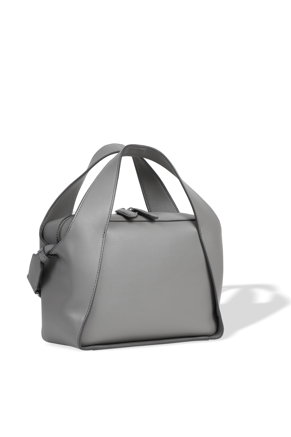 תמונה אחורית של Medium Logo Tote Bag in Grey
