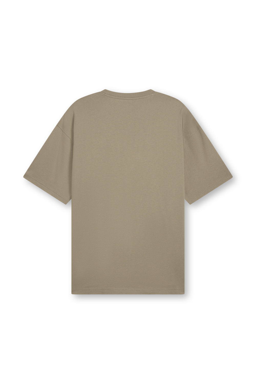 תמונה אחורית של חולצת טי אוברסייז