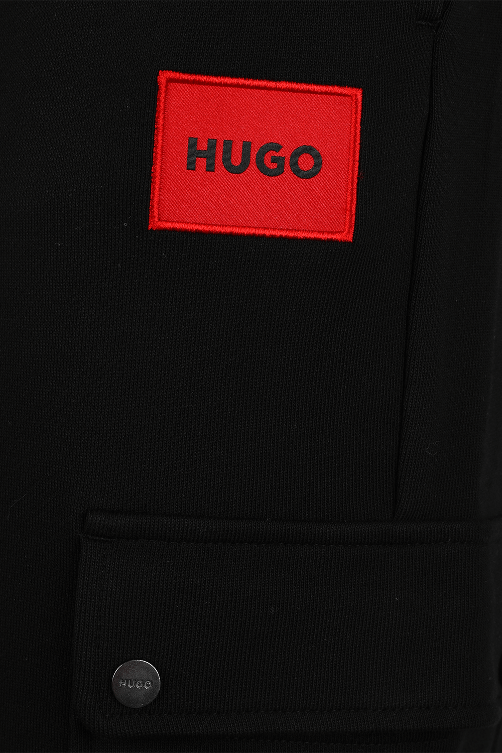 תמונה אחורית של מכנסי טרנינג כותנה ארוכים