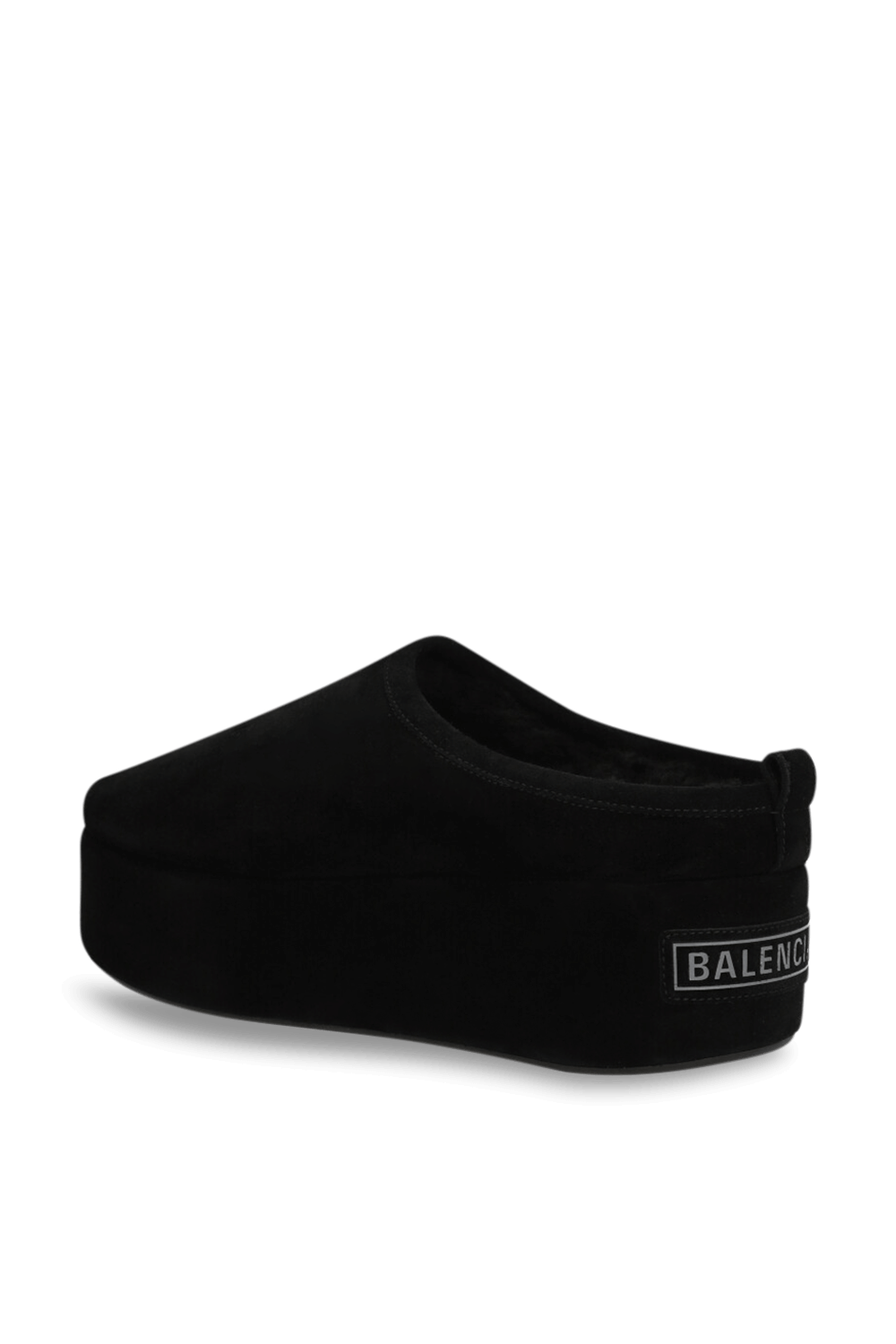 תמונה אחורית של נעלי מיולס פלטפורמה