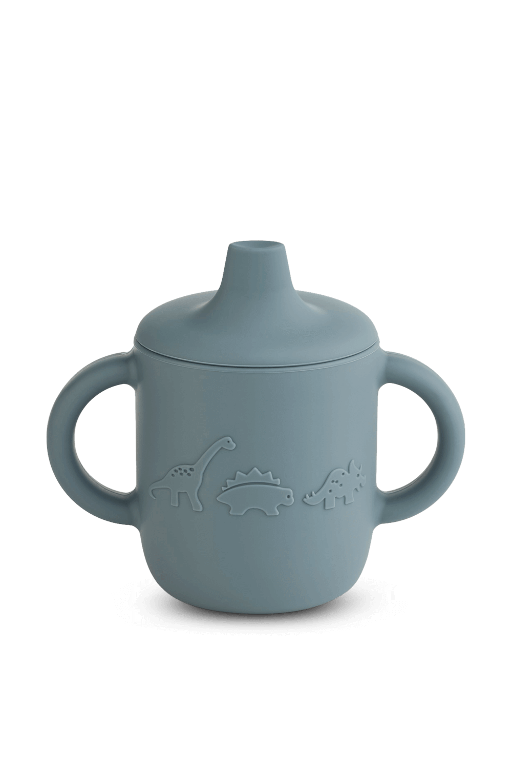 תמונה קידמית של כוס שתייה ניל מסיליקון עם סמל דובי