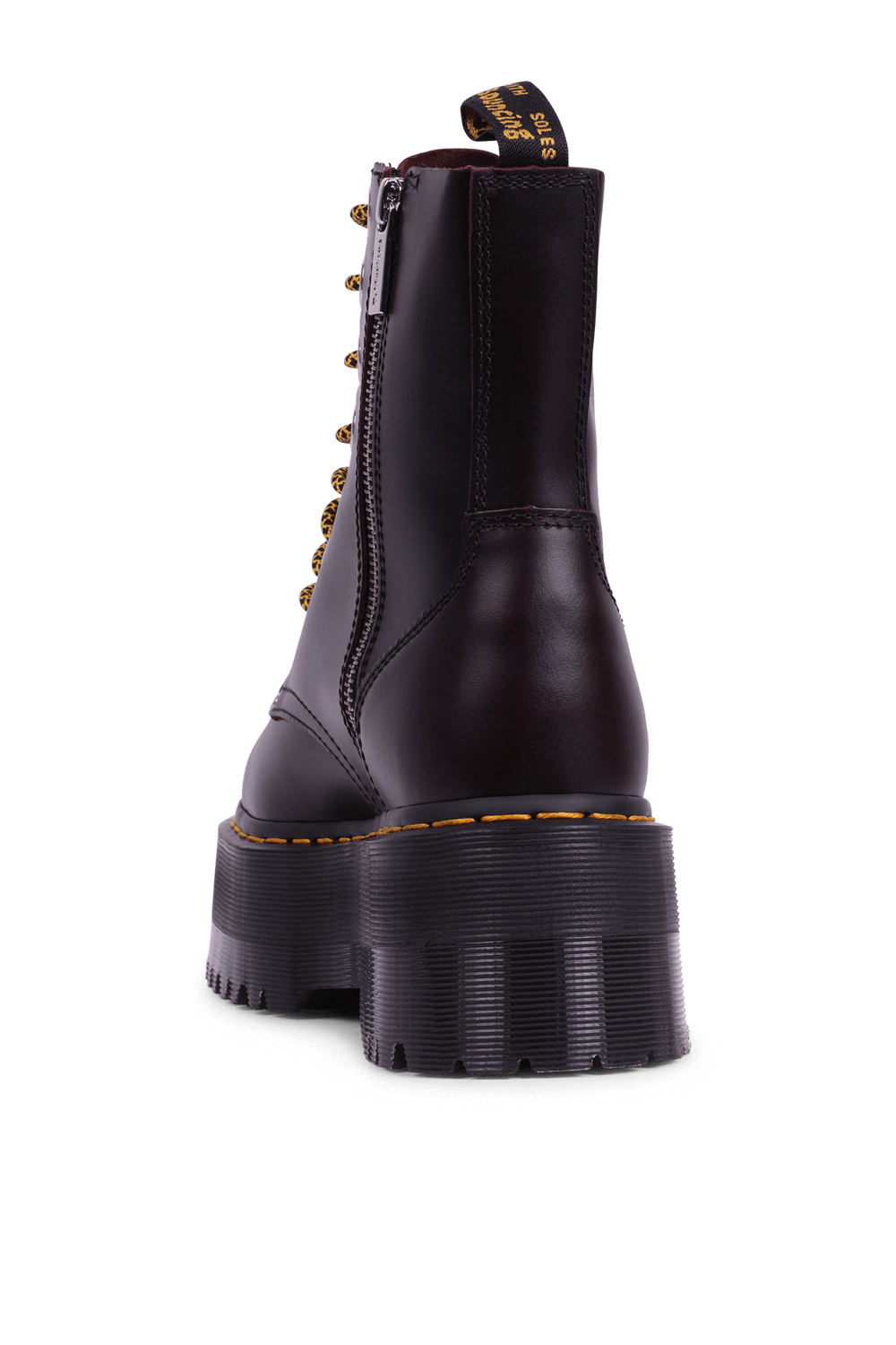 תמונה אחורית של מגפונים 8 איי ג'יידון מקס בגוון בורדו