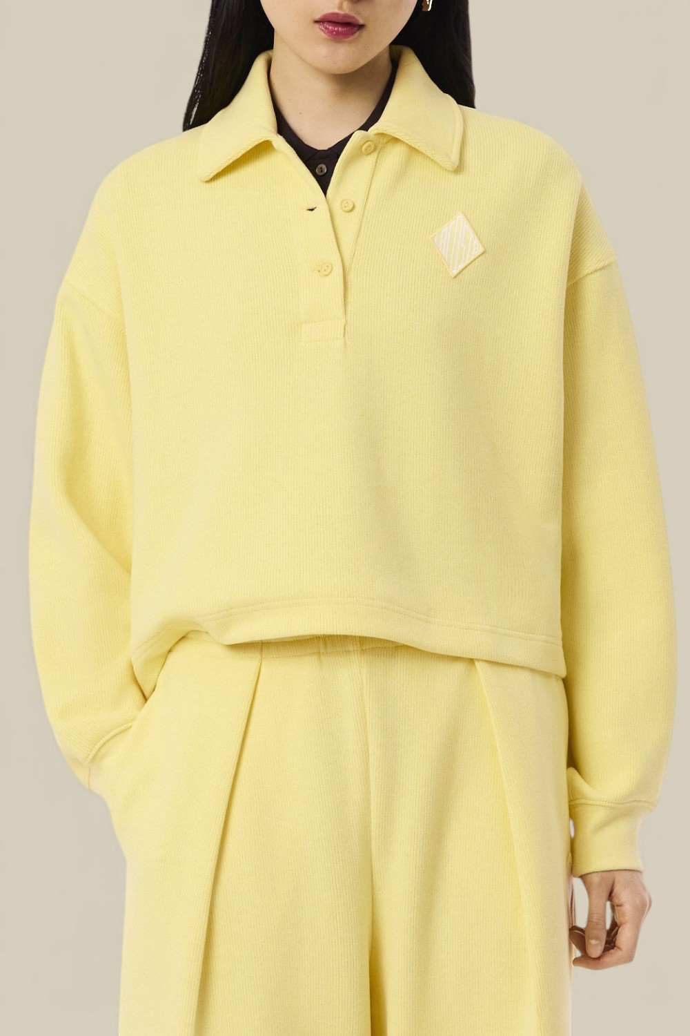 תמונת דוגמן קידמית של PRE LINE סווטשירט בגזרה רחבה