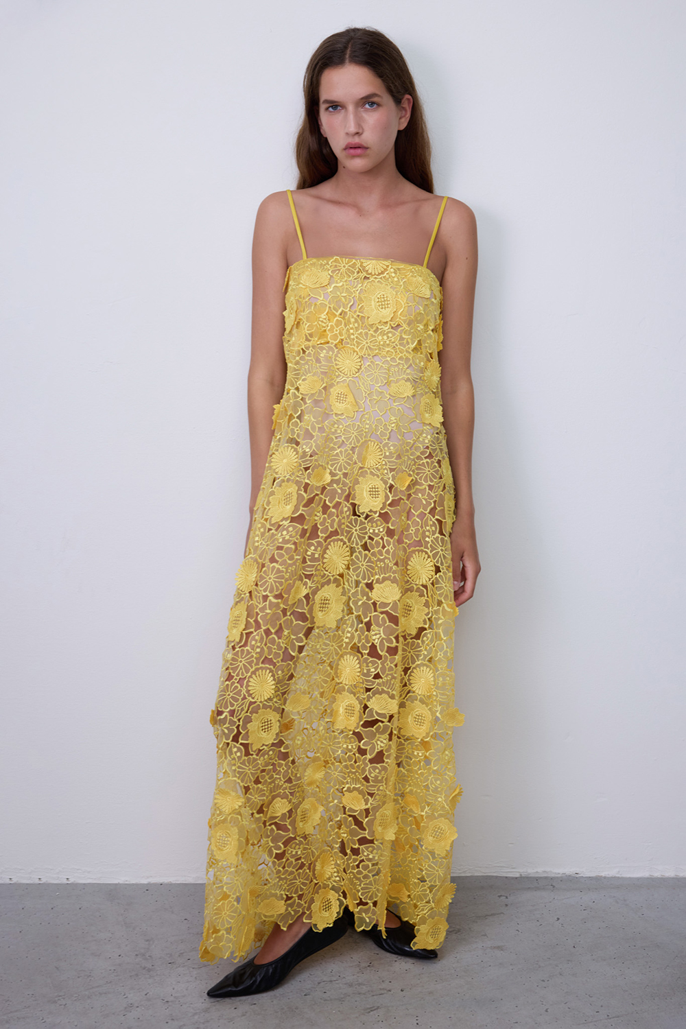 תמונת דוגמן קידמית של שמלת מקסי