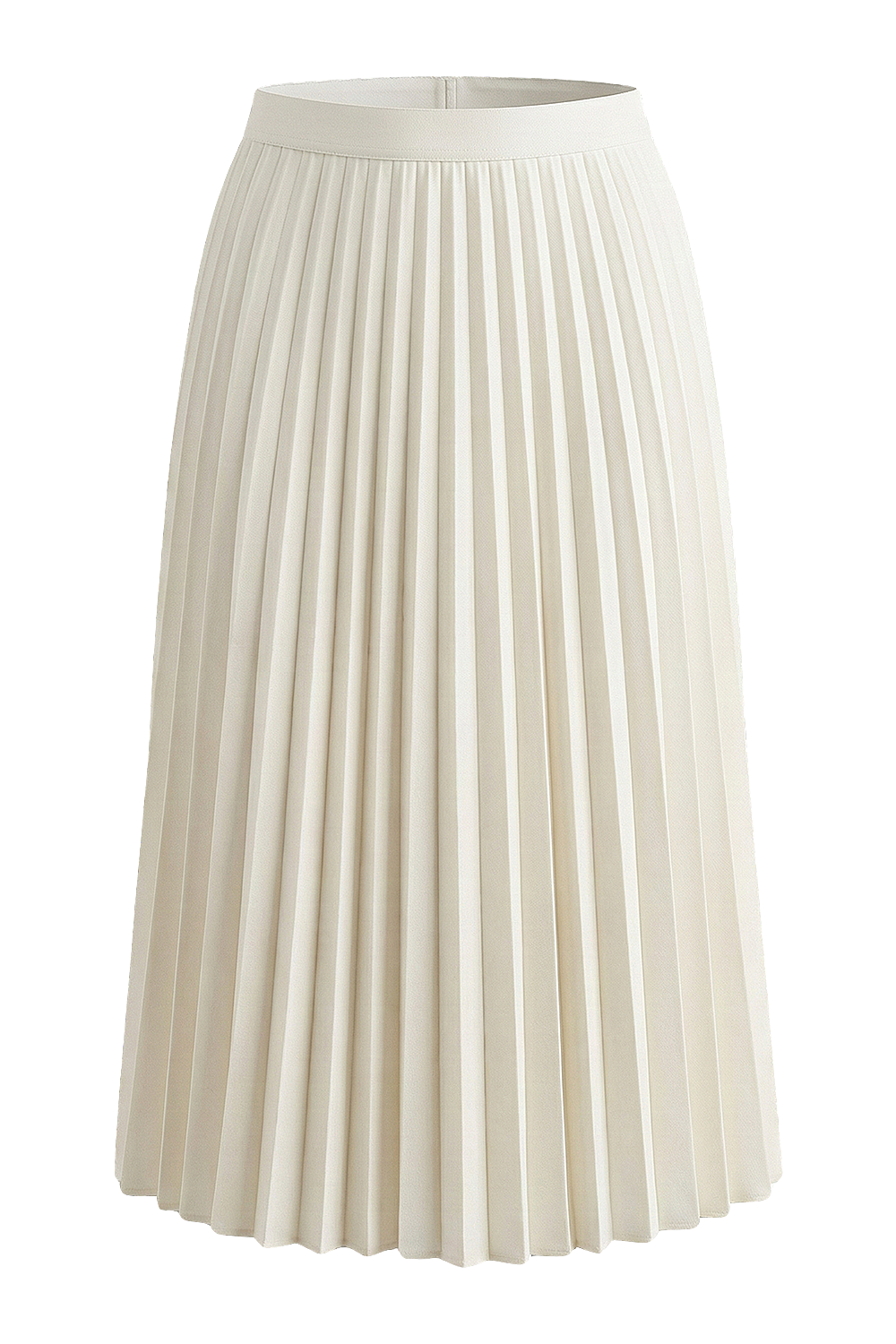 תמונה קידמית של חצאית מידי פליסה