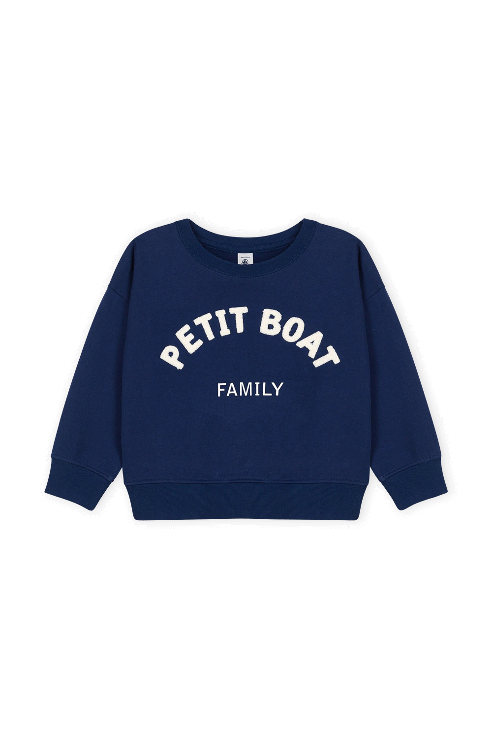 תמונה קידמית של סווטשירט לוגו פליז - גילאי 6-12