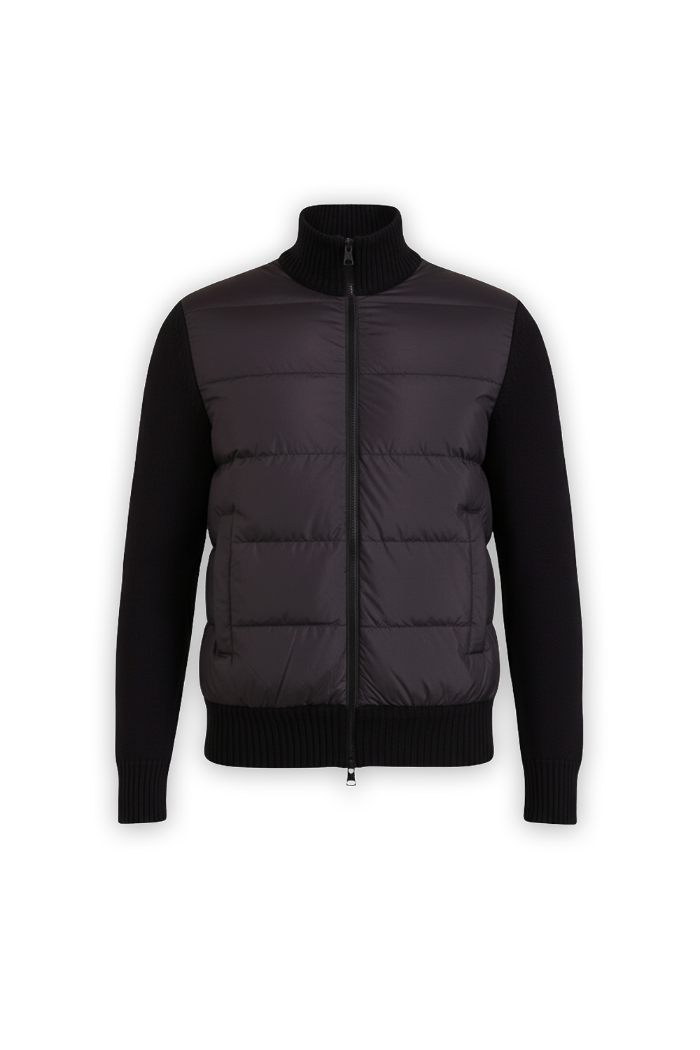 תמונה קידמית של קרדיגן ריב מרופד