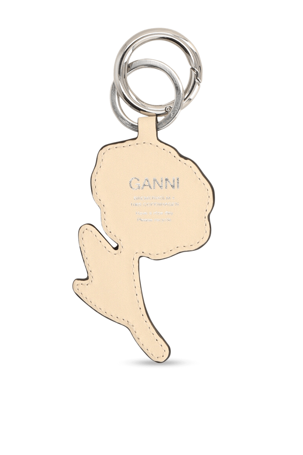 תמונה אחורית של מחזיק מפתחות פרח