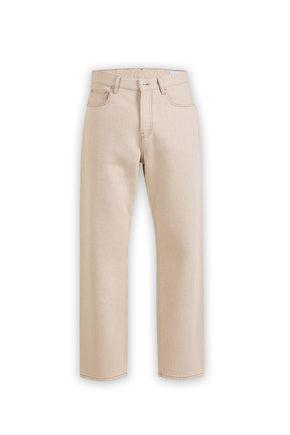 תמונה קידמית של מכנסי ג'ינס לה דה נים דרואט בגזרה ישרה