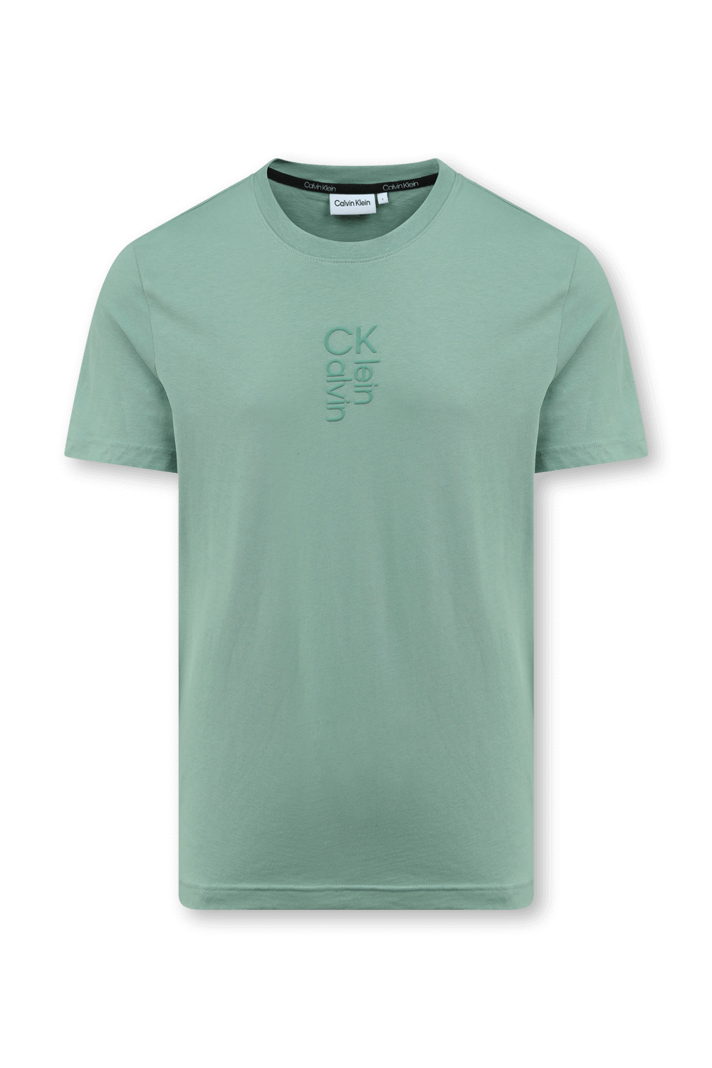 תמונה קידמית של חולצה ירוקה עם לוגו היברידי